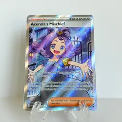 Acerola's Mischief 165/132 Pokemon Mega Evolution Full Art NM - Image 1