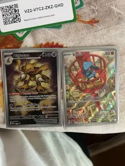 Pokemon TCG Alakazam and Riolu Pokemon Center Stamped Promo NM Pack Fresh - Image 1