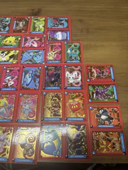 POKEMON POKEDEX 2 2022 Sticker Gold Star Foil Master Set 27 - Image 2