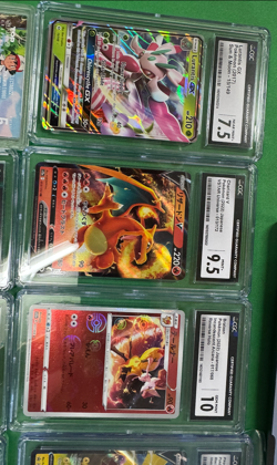 Lot of 10 Graded Pokemon CGC SGC 1999 VINTAGE, CHARIZARD PIKACHU BULBASAUR L#70 - Image 4