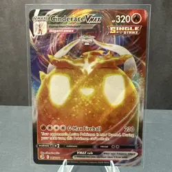 Cinderace VMAX 045/264 Full Art Ultra Rare SWSH Fusion Strike Pokemon TCG LP - Image 1