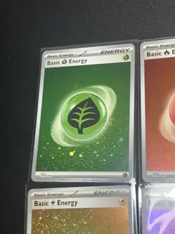 Pokemon TCG 151 Cosmo Holo Energy Full Set Of 8 - Image 2