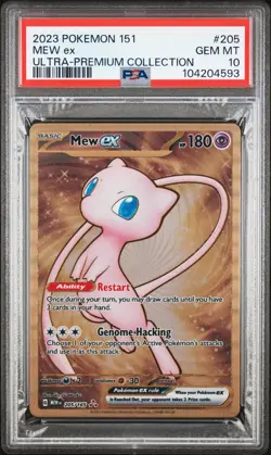 2023 POKEMON 151 ULTRA-PREMIUM COLLECTION #205 MEW EX PSA 10 - Image 1