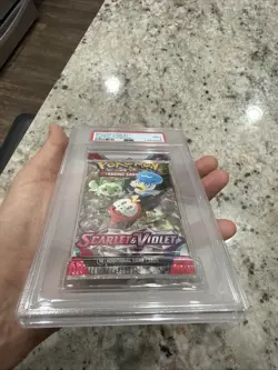 PSA 9 2023 POKEMON SCARLET VIOLET BASE GRADED BOOSTER PACK - STARTER - Image 4