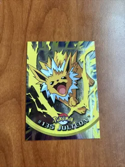 2000 Topps Pokemon TV Animation Edition Series 3 Silver Foil Jolteon #135 - Image 1