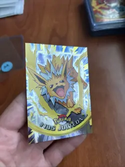 2000 Topps Pokemon TV Animation Edition Series 3 Silver Foil Jolteon #135 - Image 3