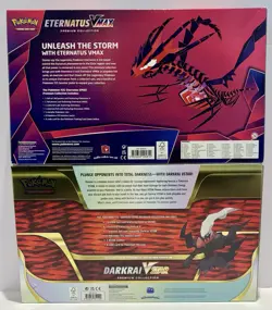 Pokemon Eternatus Vmax & Darkrai Vstar Premium Collection Boxes-Brand New! - Image 3