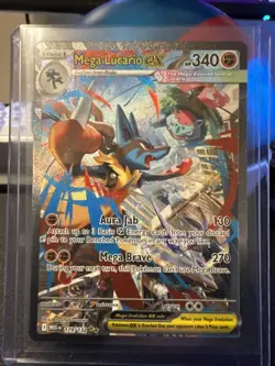 Mega Lucario EX SIR Mega Evolutions 179/132 Pokemon TCG NM - Image 1