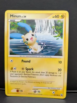 Pokemon Minun / 25/100 / Non Holo / Very Good Condition - Image 1
