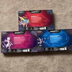 Pokemon TCG: Mewtwo Greninja Zacian V-UNION Special Collection Box Set Of 3 - Image 2