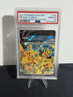 Pokemon TCG Pikachu V-Union Black Star Promo #139 PSA 10 GEM MT - Image 1