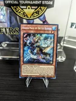 Yu-Gi-Oh! Mirror Mage of the Ice Barrier BLTR-EN007 Secret Rare - Image 1