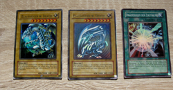 2x Blauaugiger w. Drache SDK-G001 BNZ-G001 Ultra Rare + DR2-DE150 Holo Yu-Gi-Oh - Image 1