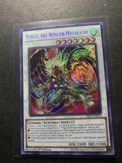 Yugioh- Tengu, the Winged Mayakashi (Secret Rare) (1st Edition) - HISU-EN034 (P) - Image 1