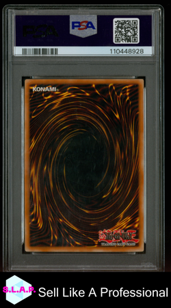 BLK.LSTR.SLDR-ENV/BG. INVASION OF CHAOS-1ST ED. YU-GI-OH! IOC 2004 025 PSA 8 - Image 2