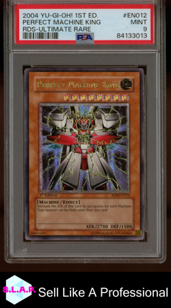 PERFECT MACHINE KING YU-GI-OH! HOLO RISE OF DESTINY EN012 2004 EN PSA 9 - Image 1