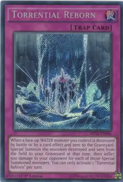Yugioh Torrential Reborn MP14-EN046 Secret Rare 1st NM - Image 1