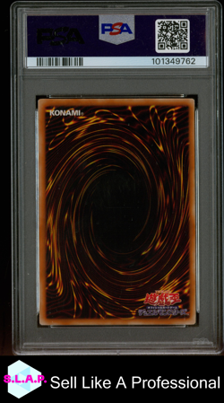 DARK MAGICIAN PRM-SHONEN JUMP MAG. YU-GI-OH! JAP PRM MAGAZINE 2008 JP012 PSA 8 - Image 2