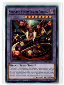 2022 Legendary Duelists: Season 3 Starving Venom Fusion Dragon #LDS3-EN073 - Image 1