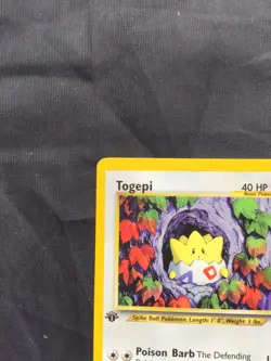 Pokemon Cards: Neo Genesis 1st Edition Uncommon: Togepi 51/111 - Image 2