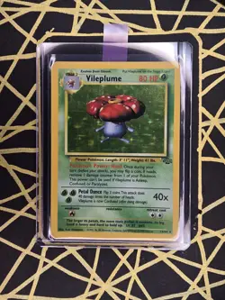 🔥 Vileplume 15/64 🔥 Original Holo Rare Jungle Set Pokemon Card WOTC TCG 1999 - Image 2