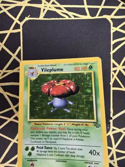 🔥 Vileplume 15/64 🔥 Original Holo Rare Jungle Set Pokemon Card WOTC TCG 1999 - Image 4
