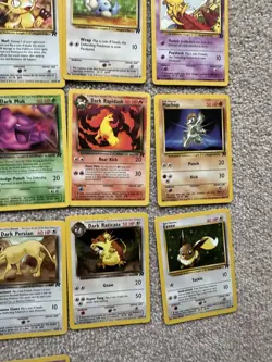 Pokemon Team Rocket Bundle 31x Pokemon Cards wotc - Image 3