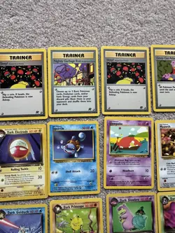Pokemon Team Rocket Bundle 31x Pokemon Cards wotc - Image 5