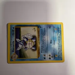 Wartortle Gold W Stamp Stamped Pokemon Card - WOTC Promo - Base 2 - 63/130 - NM - Image 3