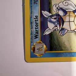 Wartortle Gold W Stamp Stamped Pokemon Card - WOTC Promo - Base 2 - 63/130 - NM - Image 4