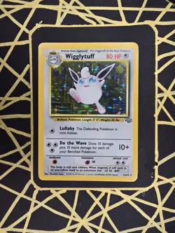 🔥 Wigglytuff 16/64 🔥 Original Holo Rare Jungle Set Pokemon Card WOTC TCG 1999 - Image 1