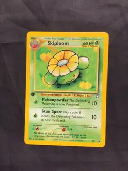 Pokemon Cards: Neo Genesis 1st Edition Uncommon: Skiploom 49/111 - Image 1