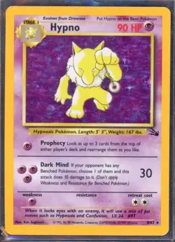 Pokemon Cards - Hypno 8/62 - Fossil Set - eBay Live Sun 12th 6:30pm - Image 1