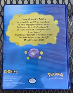 Toy Site Pokemon Vintage Pocket Binder 2000-Team Rocket w/Trainer Cards - Image 2