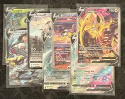 Lot Of 7 Pokemon V Cards! M/NM! (alt Arts & Promos) - Image 1