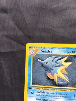 Pokemon Cards: Neo Genesis 1st Edition Uncommon: Seadra 48/111 - Image 2