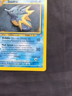 Pokemon Cards: Neo Genesis 1st Edition Uncommon: Seadra 48/111 - Image 4