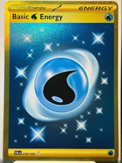 Basic Energy 279/193 SV Paldea Evolved Water Holo Gold art Pokemon Card AA6 NM1 - Image 1