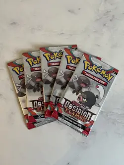 Pokemon S&V Obsidian Flames Fun Booster Pack (x20) Cards Brand New & Sealed - Image 1