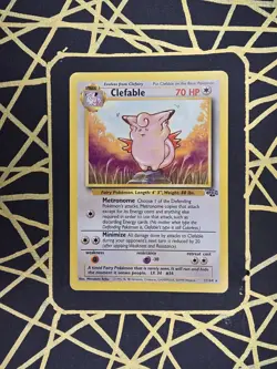 🔥 Clefable 17/64 🔥 Original Non Holo Rare Jungle Set Pokemon Card WOTC 1999 - Image 2