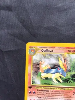 Pokemon Cards: Neo Genesis 1st Edition Uncommon: Quilava 47/111 - Image 2