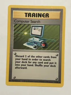 Pokemon TCG Base Set Regular Card 071/102 Computer Search - Image 1