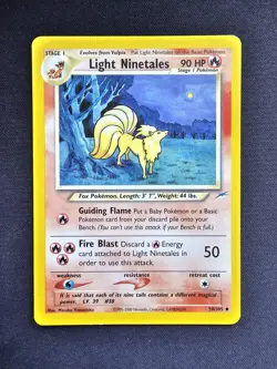 Light Ninetales 50/105 - Neo Destiny - Uncommon LP Pokemon Card - Image 1