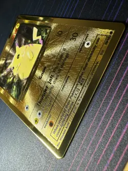 Pokemon TCG Celebrations Pikachu Gold Metal Card 58/102 Lot:#1 - Image 3