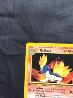 Pokemon Cards: Neo Genesis 1st Edition Uncommon: Quilava 46/111 - Image 2