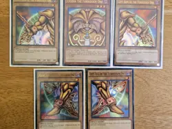 YuGiOh! Card - "Exodia The Forbidden One” - FULL COMPLETE SET - Ultra RARE MINT! - Image 1