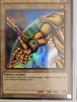 YuGiOh! Card - "Exodia The Forbidden One” - FULL COMPLETE SET - Ultra RARE MINT! - Image 2