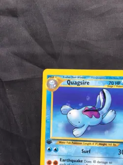 Pokemon Cards: Neo Genesis 1st Edition Uncommon: Quagsire 45/111 - Image 2