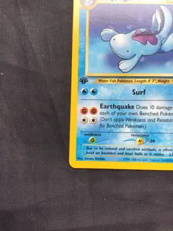 Pokemon Cards: Neo Genesis 1st Edition Uncommon: Quagsire 45/111 - Image 5