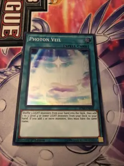 Yu-Gi-Oh Card - SPWA-EN050 - PHOTON VEIL (super rare holo) - NM/Mint - Image 1